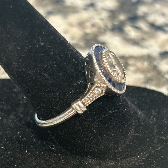 Contessa Di Capri Sterling Silver Ring SIZE 7 - Picture 9 of 9